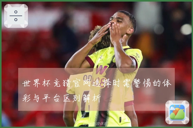 世界杯竞猜官网选择时需警惕的体彩与平台区别解析