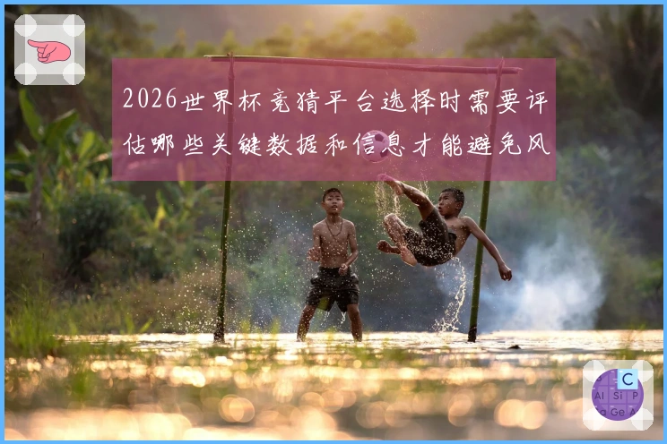 2026世界杯竞猜平台选择时需要评估哪些关键数据和信息才能避免风险